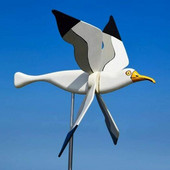 „Seagul Garden Decoration“ pneumatinės populiariausios skraidančių paukščių serijos vėjo malūnai, vėjo malūnėliai Stakes vėjo suktukai, skirti sodo dekoravimui