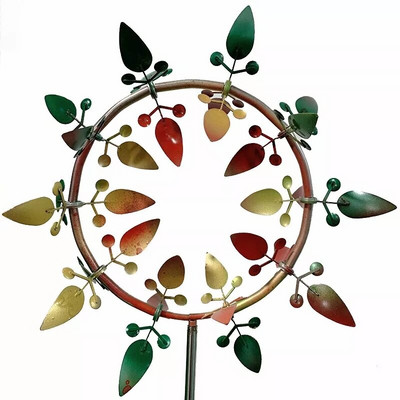 Unikátny magický kovový veterný mlyn, vonkajšie veterné rotačné ...