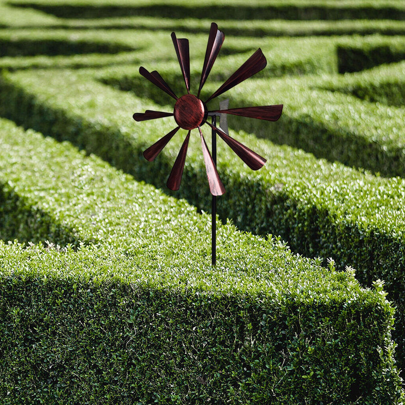 Unikalus geležinis besisukantis metalinis vėjo malūnas vėjo varpelis lauko sodo retro metalo vėjo suktukas vėjo gaudyklė Sodo kiemo kiemo vejos dekoras