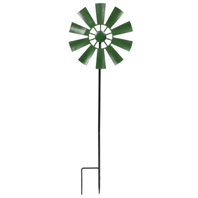 Rotujúci veterník Ornament Iron Art Veterný mlyn Vložený veterník Rotačný veterník pre kvetináč Park Trávnik