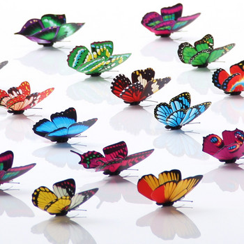 200 τμχ/τσάντα 3D 7CM Πεταλούδες Διακοσμητικές κουρτίνες τοίχου Κατασκευαστές πεταλούδων Direct Butterfly Crafts Gatden Decorations