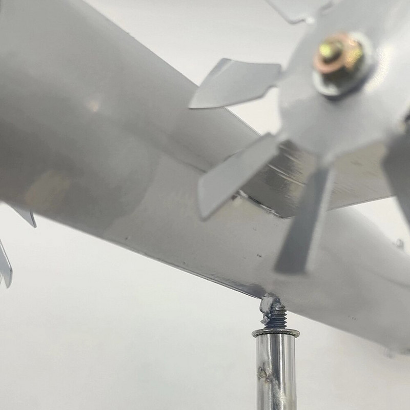 Metalinis Lėktuvas Vėjo malūnas Geležis Lėktuvas vėjo suktukai Vejos ratukas Lauko kiemo Vakarėlio dekoras Sodo skulptūros dekoracijos