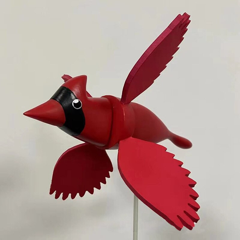 Šiaurės šalių vėjo malūnas Whirly Hummingbird Žuvėdra Sodo vejos apdaila Kiemo ūkio kiemo dekoras Klounas Fėja Stakes Vėjo suktukai