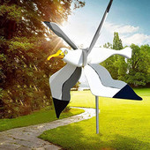 Geros kokybės „Seagull Windmill“ giroskopinis metalinis vėjo malūnėlis „Flying Bird“ serijos vėjo malūnas