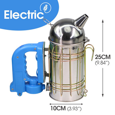 Bitininko nerūdijančio plieno rankinis bitininkystės rūkyklos siųstuvas bitininkystės dūmų purkštuvo įranga avilio dėžė