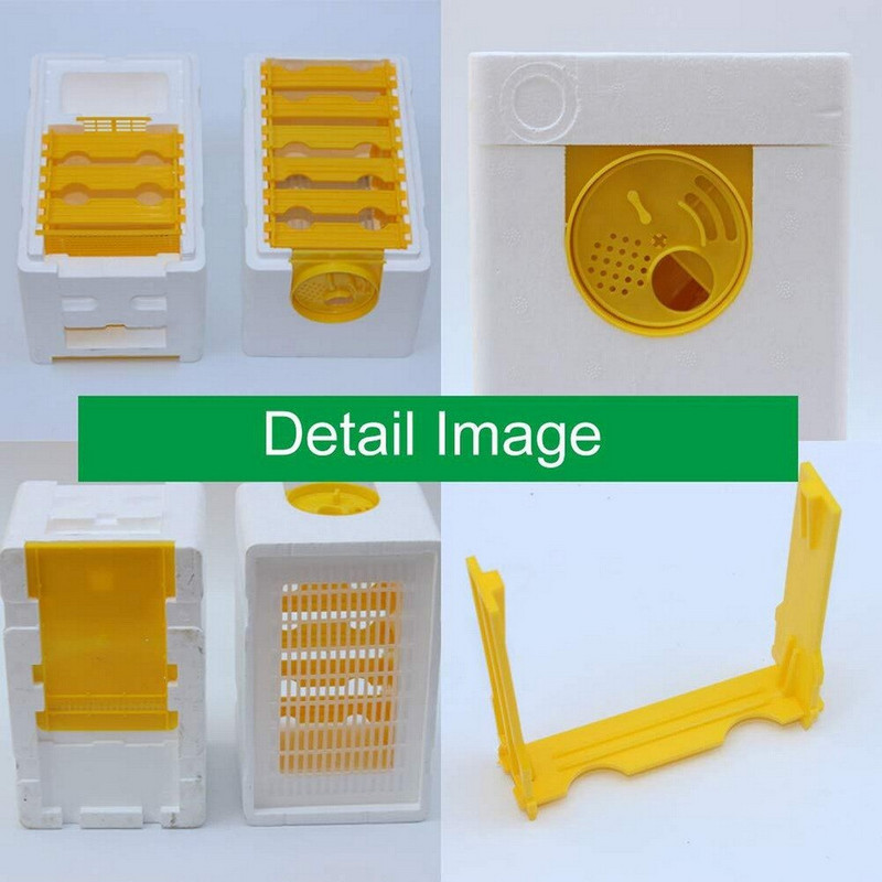 Penový úľ Včelí páriaci box Penový chovný box Opeľovací box Jedno/Dvojvrstvový chovný box Včelárske nástroje