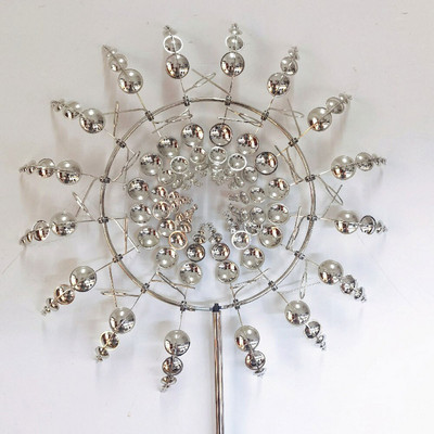 Záhradná dekorácia Vonkajšia unikátna a magická kovová veterná píla, lapače vetra, zberatelia, rotujúce 3D veterné rotačné vrtule, záhradná ozdoba