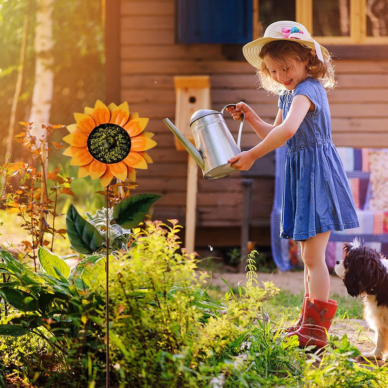 Železný veterný mlyn, farebné vŕbové listy, dvojsmerný veterný spinner, záhradný odpudzovač vtákov, dvojitý rotačný železný veterný mlyn