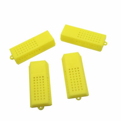 50 ks včelárskych prepravných klietok, žlto-biele včelie kráľovné, klietka na postele, plastová klietka na väzňa, kráľovnú včelu, včelárske nástroje