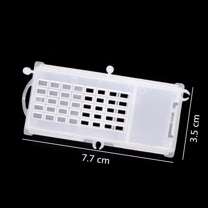 50 ks včelárskych prepravných klietok, žlto-biele včelie kráľovné, klietka na postele, plastová klietka na väzňa, kráľovnú včelu, včelárske nástroje