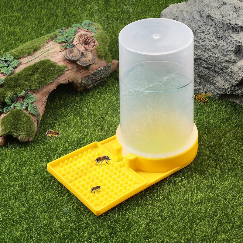 Feederbees dozatorius Maitinimo šėryklos Įėjimas Aviliai Geriamojo buteliai Paplotėliai Žiedadulkės Girdykla Laistymo Bitininkystė