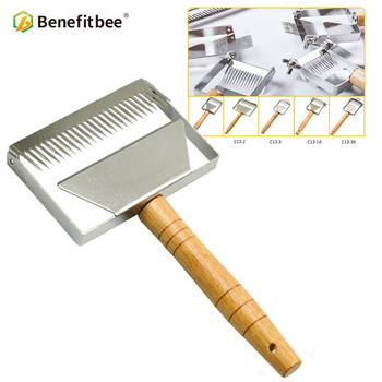 Benefitbee Brand Uncapping Honey Scraper Uncapping Honey Fork Εργαλεία μελισσοκομίας από ανοξείδωτο χάλυβα BeeHive Tool apicultura Scrapers