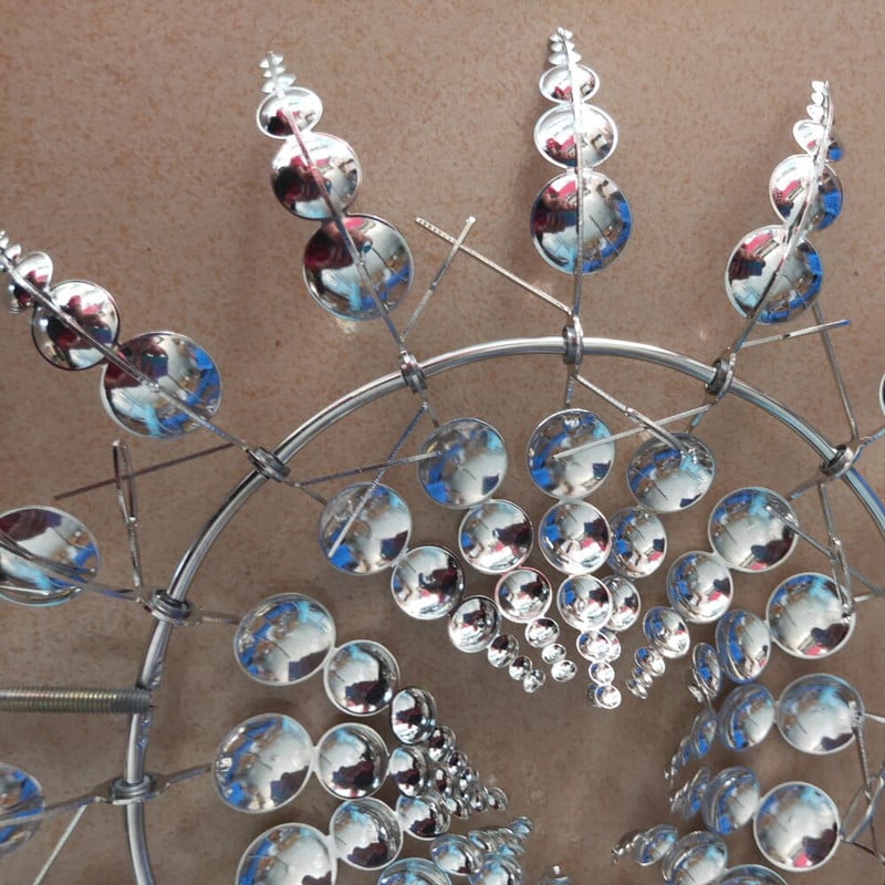 2022 m. unikalus ir stebuklingas metalinis vėjo malūno sodo dekoravimas lauke, vidaus 3D besisukantis vėjo suktukas Vėjo gaudyklės kiemo priedai