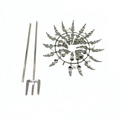 Vonkajšia magická kovová veterná mlynská rotačná socha, kreatívne záhradníctvo, vonkajšia záhradná dekorácia, veterný mlyn, nádvorie, trávnik