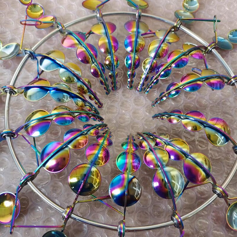 Vonkajšia magická kovová veterná mlynská rotačná socha, kreatívne záhradníctvo, vonkajšia záhradná dekorácia, veterný mlyn, nádvorie, trávnik