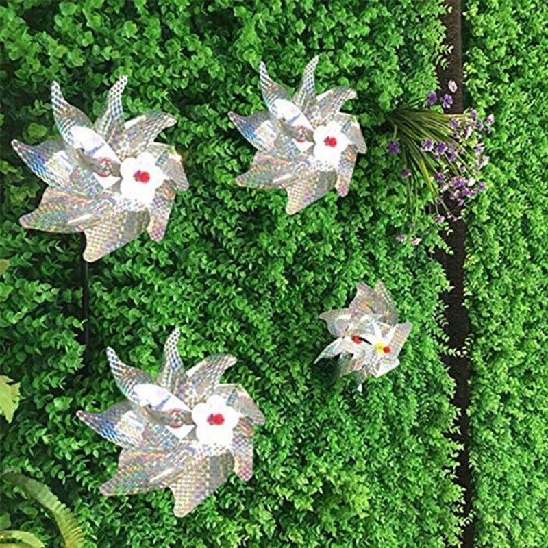 10 tk lindude tõrjuv tiibratas, lindudevastane tuuleveski, sädelev linnutõrjevahend.