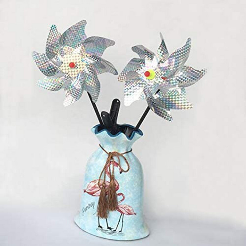 10 tk lindude tõrjuv tiibratas, lindudevastane tuuleveski, sädelev linnutõrjevahend.