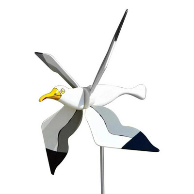 2022 Nouă Moara de vânt Pescăruș Grădină în aer liber Păsări Vacanță Decorative Wind Spinners Personalizat Curtea Decor Accesorii Cadou