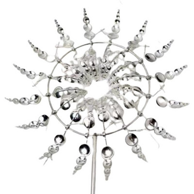 Magiškas vėjo malūno lauko sodo dekoravimo suktukas, skirtas sodo ir daržovių pleistrų metaliniams vėjo malūnų ūkio lauko dekoro gaudytojams