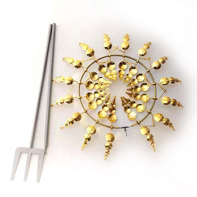 Lauko unikalus stebuklingas metalinis geležinis vėjo malūnas Besisukantis vėjo suktukas Vėjo kolektorius Kiemo kiemelis Vejos sodo puošmena