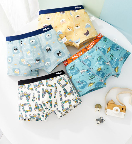 Vaikiškas bokso kelnaitės su kitokiu raštu berniukams