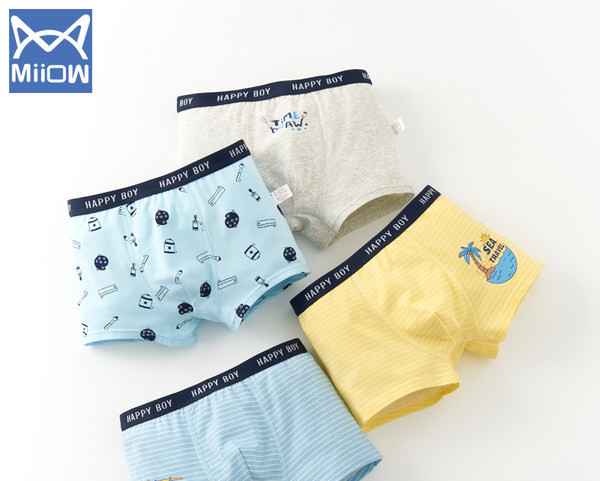 Vaikiški bokseriai berniukams - keturių dalių rinkinys