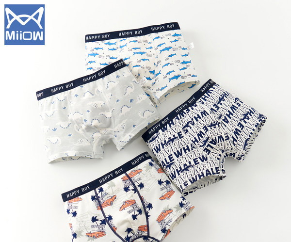 Vaikiški bokseriai berniukams - keturių dalių rinkinys