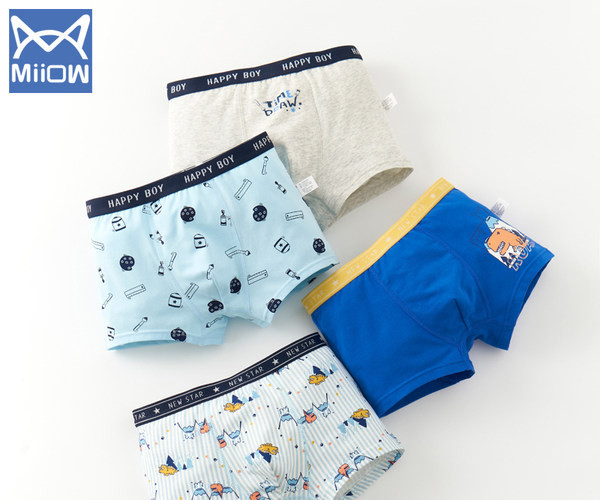 Vaikiški bokseriai berniukams - keturių dalių rinkinys