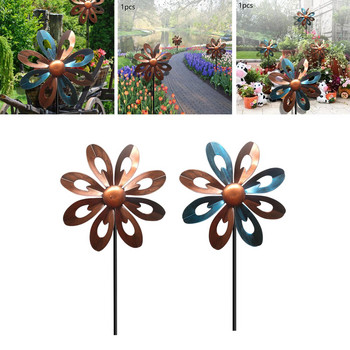 Wind Spinner Rotatory Windmill Wind Sculptures για Διακόσμηση βεράντας με γκαζόν κήπου