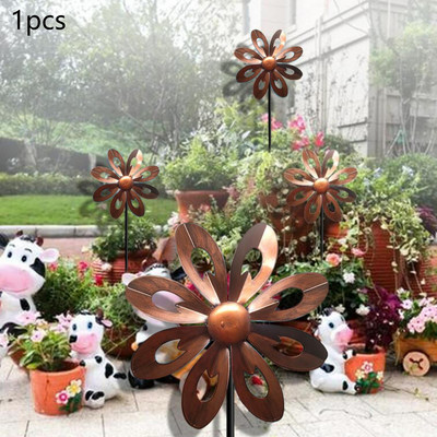 Rotačný veterný mlyn Wind Spinner Veterné sochy na terasu, záhradu, trávnik, terasu
