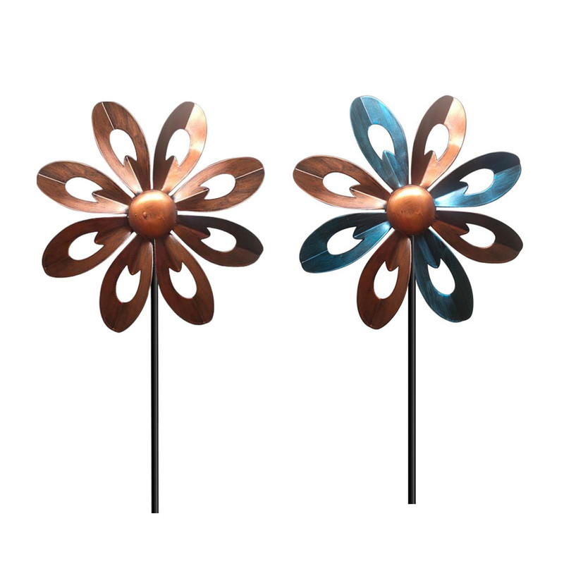 Rotačný veterný mlyn Wind Spinner Veterné sochy na terasu, záhradu, trávnik, terasu