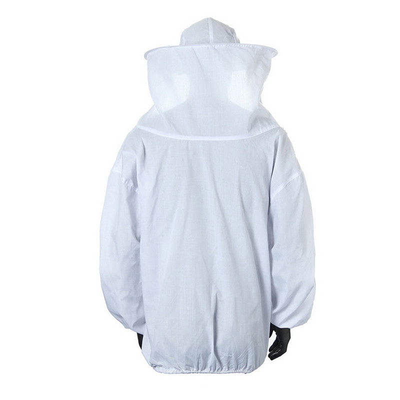 Bitininkystė Apsauginė striukė Smock Kostiumas Bičių laikymo rankovės Bitininko kvėpuojantys drabužiai Drabužiai Veil Suknelė su kepure Equip kostiumas