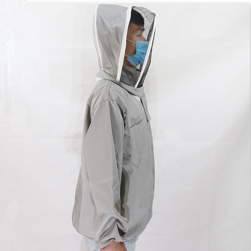 Bitininkystės kostiumas Striukė Veil Komplektas nuo bičių drabužių Naujas audinys Bitininko drabužiai Bitininkystė Apsauginės bitės pirštinės Nemokamas pristatymas