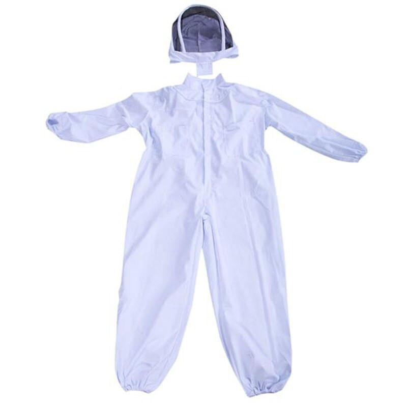 Bavlnené celotelové včelárske oblečenie, závoj, kapucňa, klobúk, oblečenie, bunda, ochranný včelársky oblek, včelí oblek, vybavenie