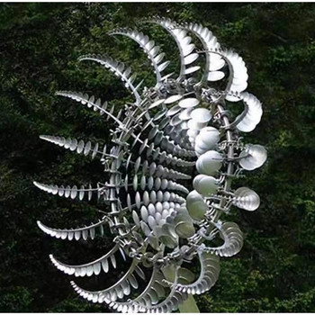 Garden Metal Μοναδικός Μαγικός Ανεμόμυλος Υπαίθριος Ανεμος Spinners Wind Collectors Αίθριο Αίθριο γκαζόν Διακόσμηση εξωτερικού χώρου