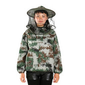 Jauna biškopības pusķermeņa aizsargjaka, plīvurs, smēķēšanas aprīkojums, piederumi, biškopības cepure, piedurknes, tērps pret bišu drošs apģērbs, liels