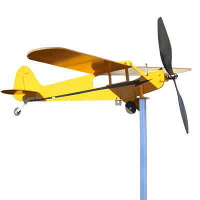 Giruruță de metal pentru avion, retro, fier, indicator de direcție a vântului, pentru decorarea acoperișului de grădină, accesorii de grădină