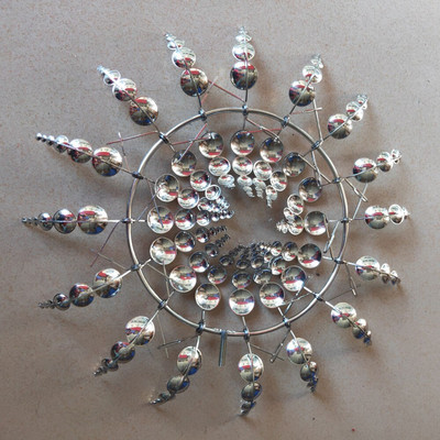 Unikátny a magický kovový veterný mlyn, automatický výklopný, vonkajší 3D veterný mlyn, zberače vetra, rozmetadlá, záhradná dekorácia na trávnik