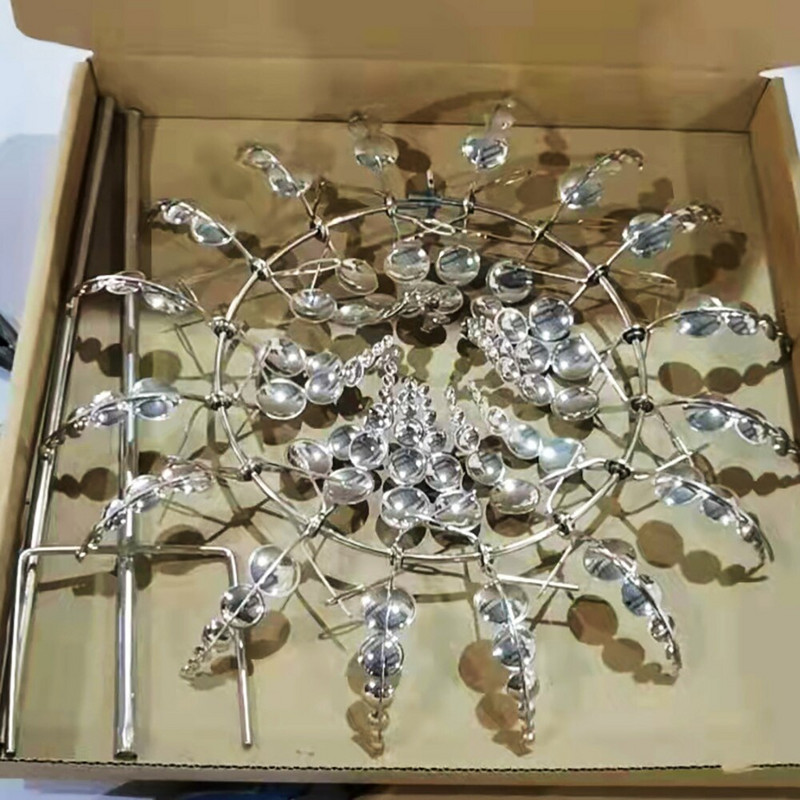 2021 m. unikalūs ir stebuklingi metaliniai vėjo malūnai, lauko dinaminiai suktukai, vėjo gaudyklės Egzotiško kiemo kiemo vejos lauko apdaila