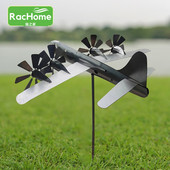2022 Nové lietadlo Veterný mlyn Záhrada Vonkajší Vtáčie Vianočné Dekoratívne Veterné Spinnery Personalizované Nádvorie Dekor Darčekové Doplnky