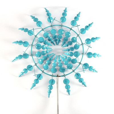 Unikátny a magický kovový veterný mlyn, vonkajšie veterné rotačné rotačné lapače vetra, dvor, terasa, ľahko inštalovateľné nástroje na dekoráciu trávnika a záhrady.