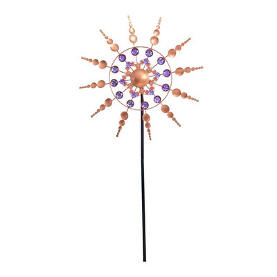 Unikalūs stebuklingi metaliniai vėjo malūnai vaivorykštės spalvos vėjo gaudyklės lauko vėjo suktukai Kiemo kiemo vejos kiemo ir sodo apdaila