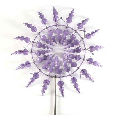 Unikalūs stebuklingi metaliniai vėjo malūnai vaivorykštės spalvos vėjo gaudyklės lauko vėjo suktukai Kiemo kiemo vejos kiemo ir sodo apdaila