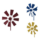 Naujas 1 vnt vėjo suktuko dekoratyvinis vėjo malūno dekoratyvinis geležinis vėjo malūno kiemo įkraunamas Winnower sodo vėjo suktuko ornamentas