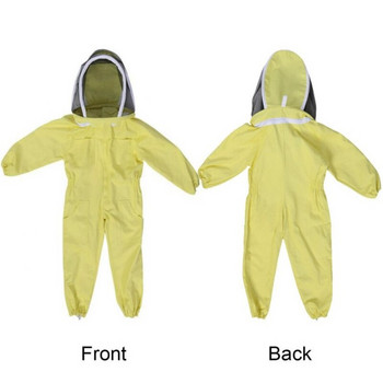 Παιδικός μελισσοκομικός εξοπλισμός Ολόσωμα ρούχα Προστατευτικά επαγγελματικά γάντια πέπλο καπέλο ασφαλείας μελισσοκομική στολή για παιδιά