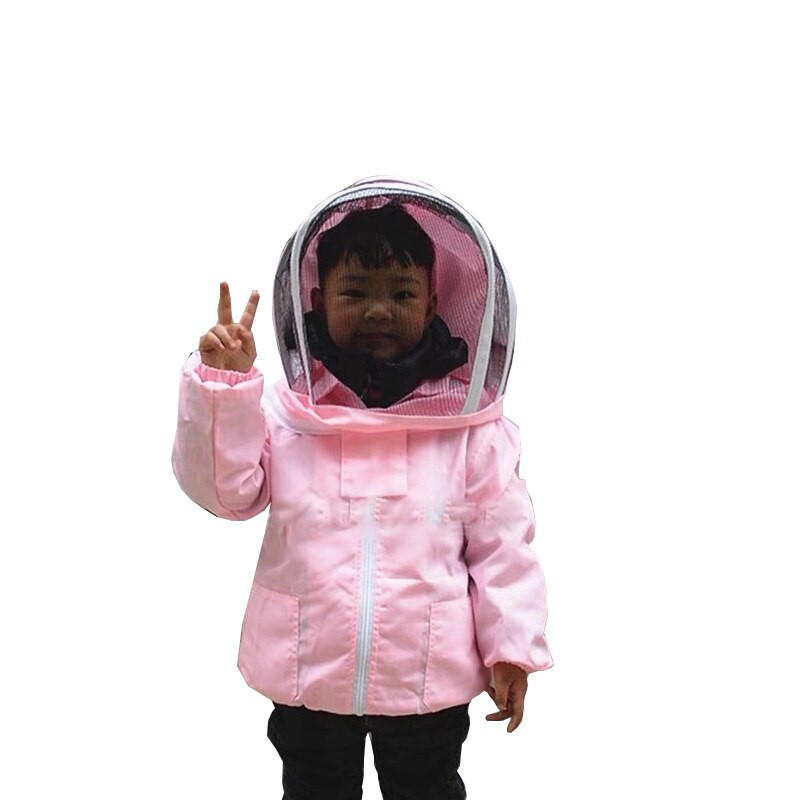 1 komplektas Moteriškas kostiumas bitininkystei Bičių drabužiai Bičių laikymo striukė Rožinė vaikiška bičių kostiumėlis Bitininko įranga Bitininkystės įrankiai