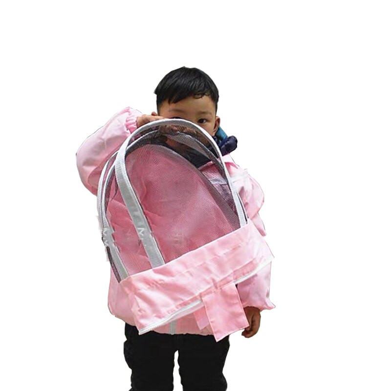 1 komplektas Moteriškas kostiumas bitininkystei Bičių drabužiai Bičių laikymo striukė Rožinė vaikiška bičių kostiumėlis Bitininko įranga Bitininkystės įrankiai