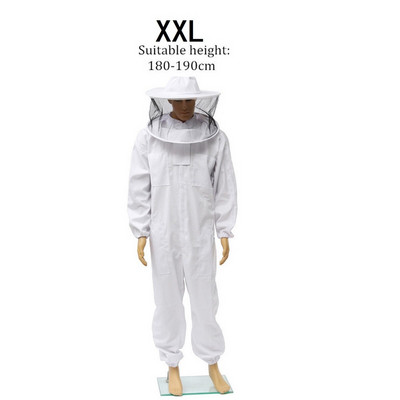 Profesionálne celotelové včelárske oblečenie, priedušné včelárske oblečenie, siamský protivčelí oblek, ochrana proti včelám, bezpečnostný závoj, klobúk