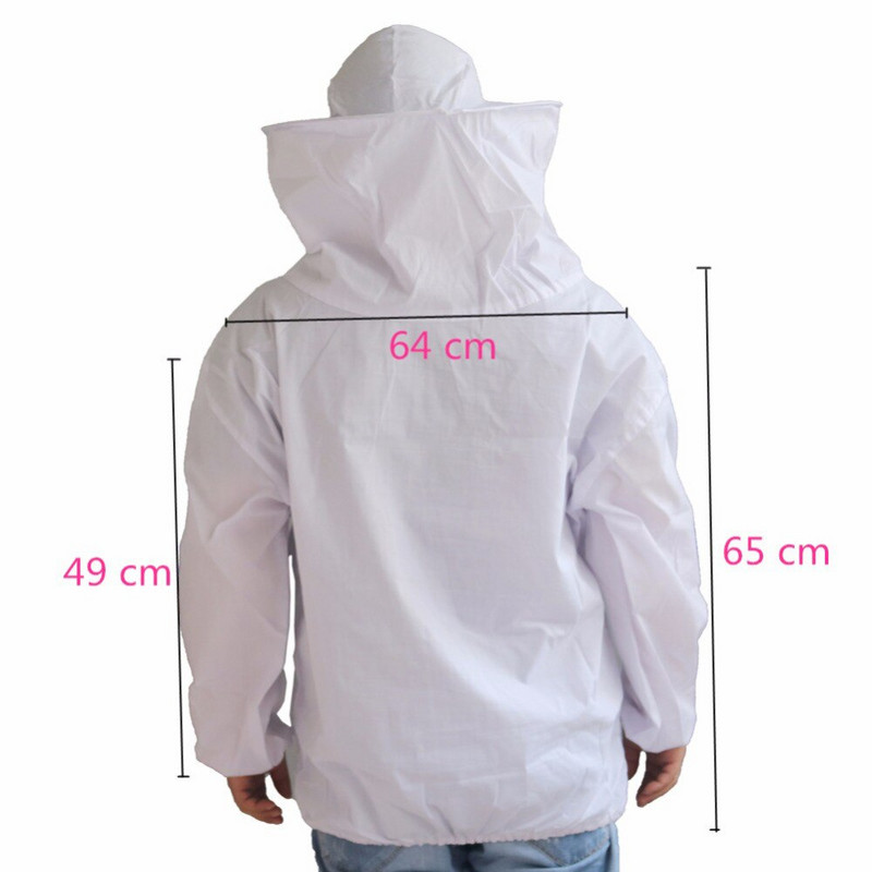 Bitininkystė Apranga, apsauganti nuo bičių, kvėpuojantis specialus bitininkystės kostiumas Bitininkas Pusė kūno su bitėms atspariu dangteliu 1 vnt.