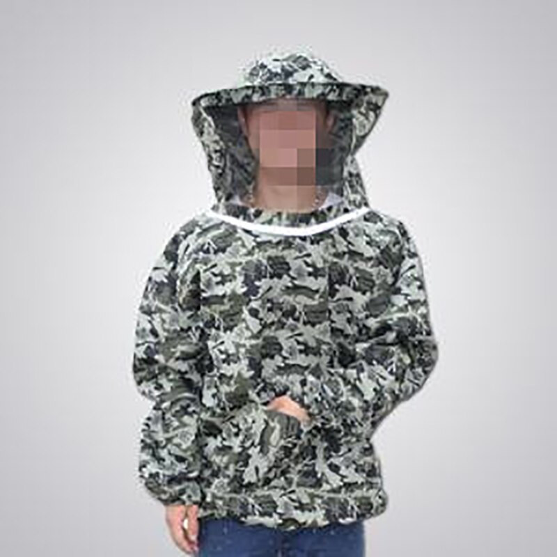 Salopetă pentru apicultor anti-vârf Îmbrăcăminte de protecție pentru vârf Salopetă de protecție împotriva albinelor Haine respirabilă pentru albine Camuflaj pentru apicultura